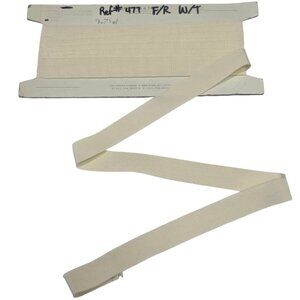 Samuel & Sons 4.75 Yards 1" French Grosgrain Ribbon Trim 209 Cream Discontinued